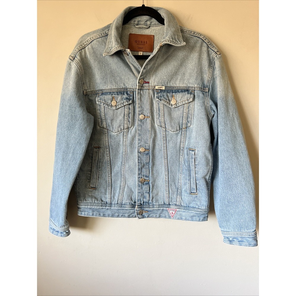 Guess ASAP Rocky Denim Jean Jacket Mens Size XS USA A$AP